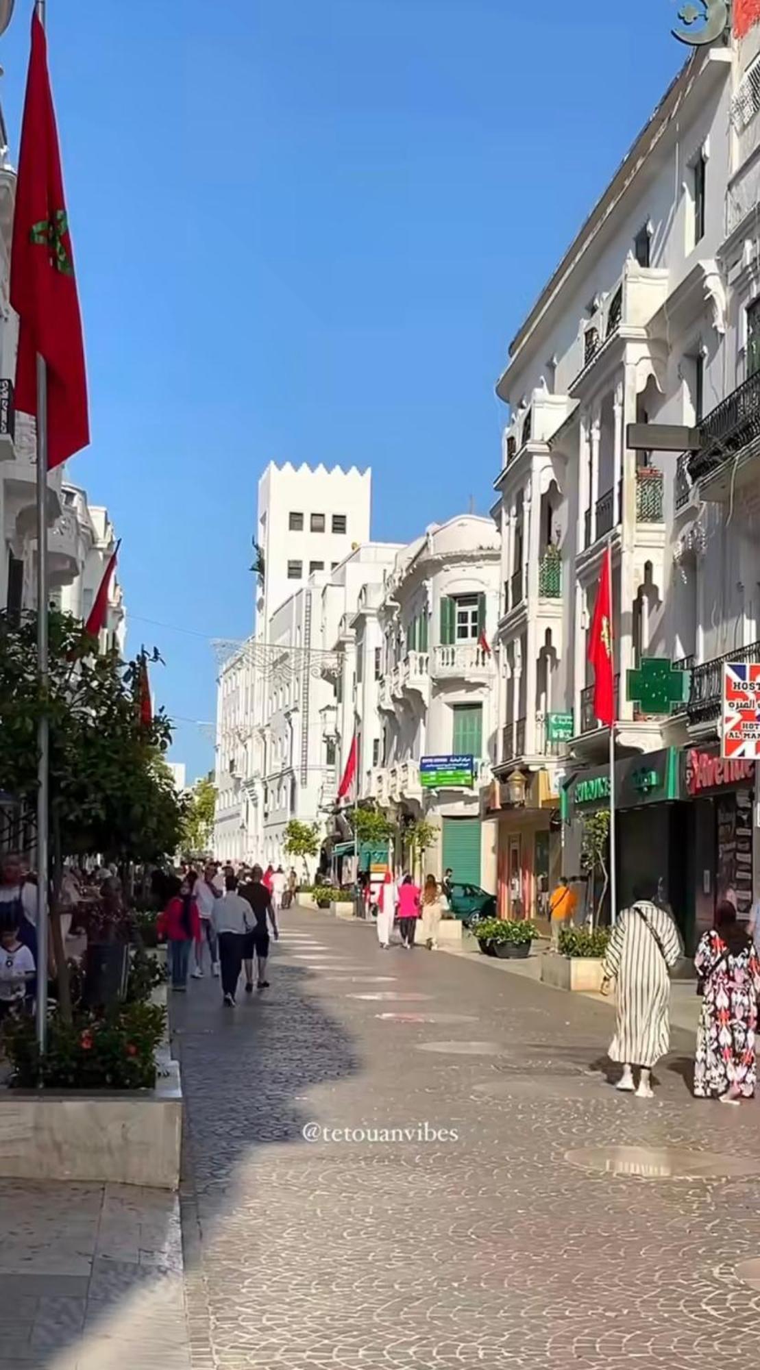 Joli Appart Avec Terrasse Au Centre Ville Tétouan Exteriér fotografie
